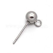 Фурнитура для сережек из нержавеющей стали марки 304 STAS-N075-07A