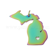 Ионное покрытие (ip) подвески из нержавеющей стали 304 STAS-T038-84M