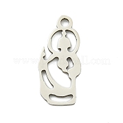 Подвески из нержавеющей стали 201 STAS-M015-04P