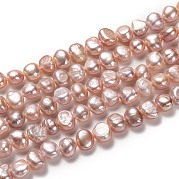 Нити из натурального культивированного пресноводного жемчуга PEAR-L033-45B