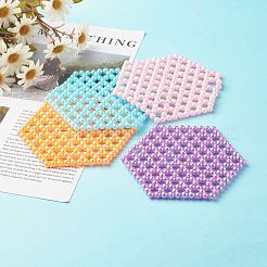 Tapis de tasse de perles en plastique&nbsp;AJEW-CM00002