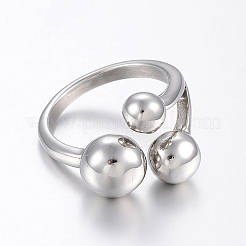 Anelli in acciaio inossidabile 304 anti-ossidazione&nbsp;RJEW-H125-12G-18mm