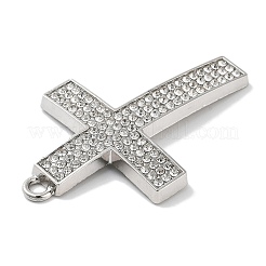 Gros pendentifs en alliage avec strass&nbsp;ALRI-S001-13A-P
