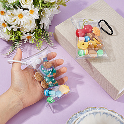 4 Stück transparente PVC-Aufbewahrungstaschen für Puppen in 2 Farben&nbsp;ABAG-DC0001-07