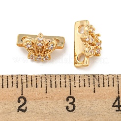 Perles de cubes zircone en laiton &nbsp;KKB-L215-038LG