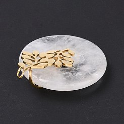 Colgantes de cristal de cuarzo naturales&nbsp;G-E088-03P-06