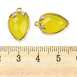 Natürliche facettierte Anhänger aus koreanischer Jade&nbsp;G-M431-06G-10
