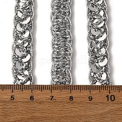 Filigraner Polyester-Glitzer-Spitzenbesatz&nbsp;OCOR-Z007-10B