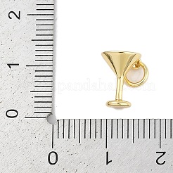 Messing Mikro Pflaster klar Zirkonia europäischen Anhänger Anhänger&nbsp;KK-Q028-01G