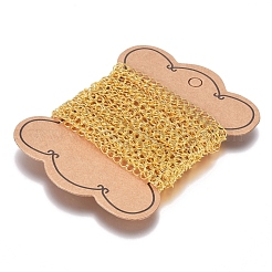 Chaînes en laiton torsadées&nbsp;X-CHC-Q001-5x4mm-G
