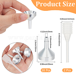 10 tolva de embudo de aluminio&nbsp;FIND-CN0002-70B