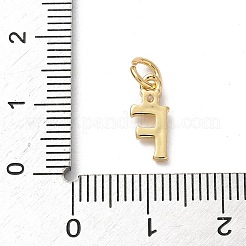 Messingpflaster klare Zirkonia Charms&nbsp;KK-A273-01G-F