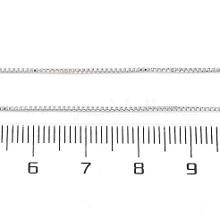 0.9 mm Messing-Kettenkette zum Herstellen einer Halskette&nbsp;NJEW-D302-77P