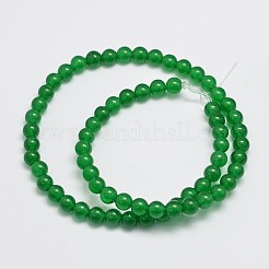 Natürliche und gefärbte Perle Malaysia Jade Stränge&nbsp;G-A146-6mm-A06