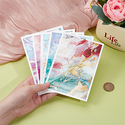 5 Stück 5 Stile Keramik Ton Wassertransferpapier&nbsp;DIY-ME0001-99B