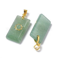 Pendentifs à facettes en pierres mixtes naturelles et synthétiques&nbsp;G-A298-01G