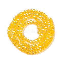 FilI di perline in vetro placcato&nbsp;EGLA-A044-T2mm-A05