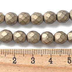 Galvanisierte synthetische nichtmagnetische Hämatitperlenstränge&nbsp;G-S382-01G