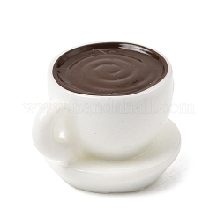 Dekoration aus Harz mit Kaffeemotiv&nbsp;DJEW-B020-03