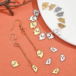 20 Stück 4 Stil 304 Edelstahl-Charms&nbsp;STAS-CA0001-95