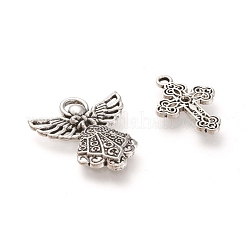 Tibetischer stil Aluminium Anhänger & Charms&nbsp;PALLOY-XCP0014-06-RS