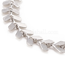 Collar de cadena de eslabones de trigo esmaltado&nbsp;NJEW-P220-02P-06