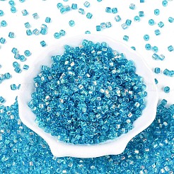 Cuentas de vidrio transparentes de colores fgb&nbsp;SEED-Q040-07A-B05