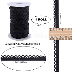 25 m elastischer Spitzenbesatz aus Polyester-Picot&nbsp;OCOR-GF0003-61A