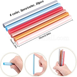 30 Stück 6 Farben DIY Klebepistole Siegelwachsstifte&nbsp;DIY-CP0005-56