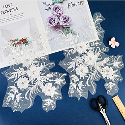 Polyester Acryl Strass Applikation Stickerei ABS Pailletten&nbsp;FIND-WH20019-165A-04
