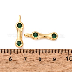 Colgante micropavé cubic zirconia de latón&nbsp;KK-K382-52G