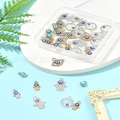36pcs 6 estilos de encantos de aleación&nbsp;ENAM-FS0002-38