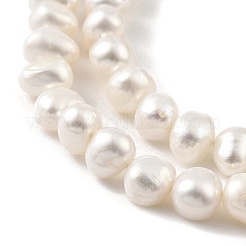 Brins de perles de culture d'eau douce naturelles&nbsp;PEAR-A006-08F