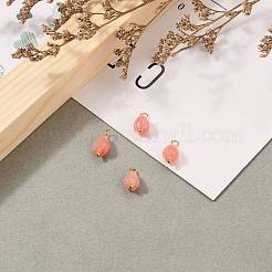 Charms de coral sintético&nbsp;PALLOY-JF00558-05