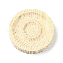 Plateau de support d'affichage de bague de doigt de bracelet de bracelet de bois de pin&nbsp;BDIS-D002-01A