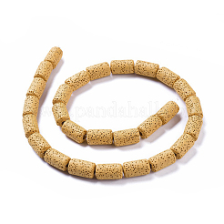 Fili di perle di roccia lavica naturale&nbsp;G450-B07