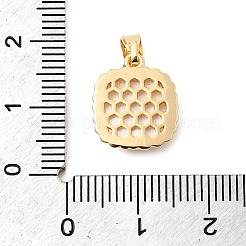 Anhänger aus natürlicher Muschel und grünem Zirkonia&nbsp;KK-G553-07G