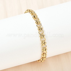Bracelets à maillons en acier inoxydable 304 pour femmes&nbsp;BJEW-Z143-22G-01