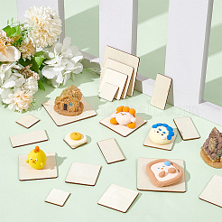150 dessous de verre en bois de 5 styles.&nbsp;DIY-FG0005-15