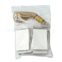 100 étiquette cadeau rectangulaire en papier&nbsp;CDIS-FS0001-19A