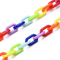 Personalisierte Acryl-Kabelketten-Halsketten&nbsp;NJEW-JN02899