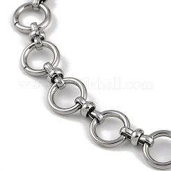 Chaînes de cheville à maillons en acier inoxydable 304 anti-ternissement&nbsp;AJEW-A057-02P