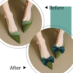Decoraciones de zapatos con lazo de poliéster&nbsp;AJEW-WH0323-25B