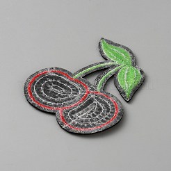 Kirsch-Pailletten-Aufnäher zum Aufbügeln&nbsp;DIY-CJC0006-35A