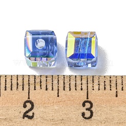 Abalorios de vidrio electroplate&nbsp;EGLA-Z004-04A-08