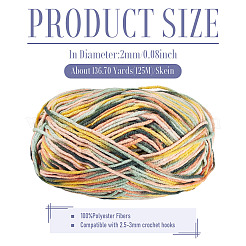 Polyesterfasern Strickgarn&nbsp;DIY-TADJ0002-005G