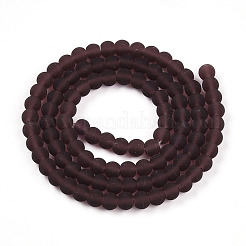 Fili di perline do vetro trasparente&nbsp;GLAA-T032-T4mm-MD19