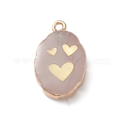 Ciondoli quazo rosa naturale&nbsp;G-K333-01H