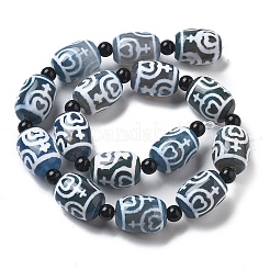Stile tibetano perline dzi fili&nbsp;G-NH0037-C06-02
