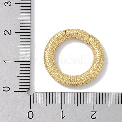 Gestellware Messing Micro Pave Zirkonia Twister Spangen&nbsp;KK-NH0002-04G-01